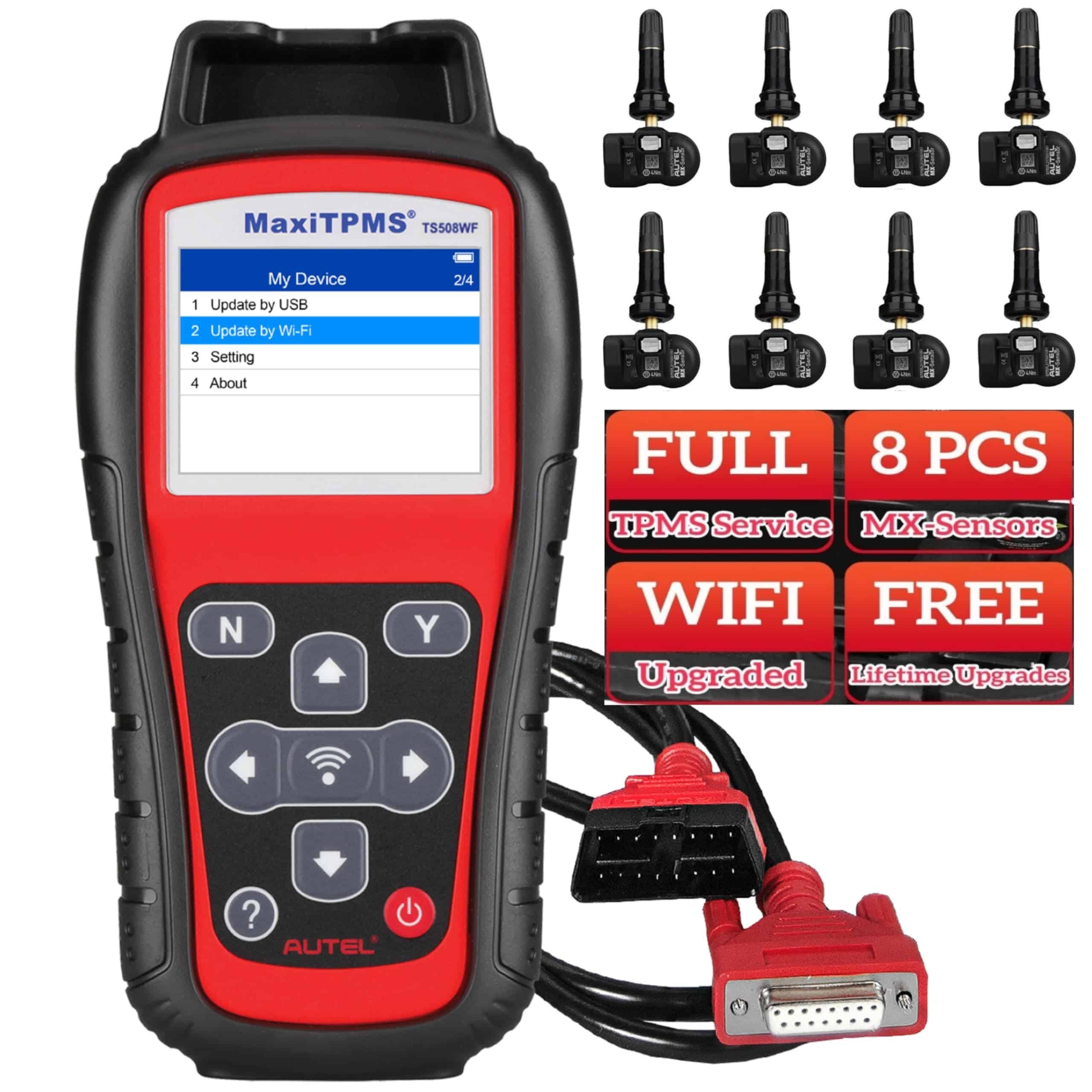 Autel MaxiTPMS TS508WF KIT Programación de Sensores