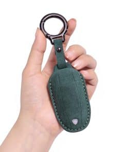 CUIBUKUG para Tesla Funda de Cuero Genuino para Llavero ?