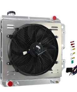 Radiador de aluminio de 4 filas Wialufip para Jeep Wrangler