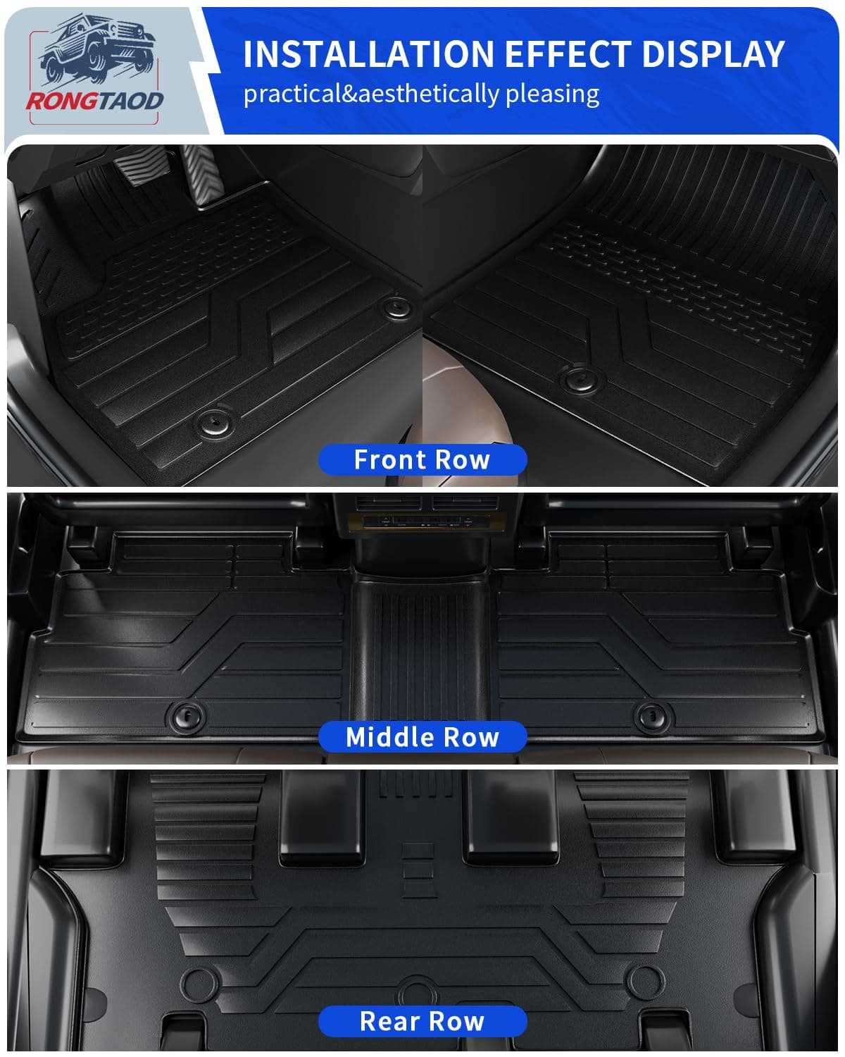 Tapetes Rongtaod compatibles con Kia Telluride 2020-2025 de - Imagen 4