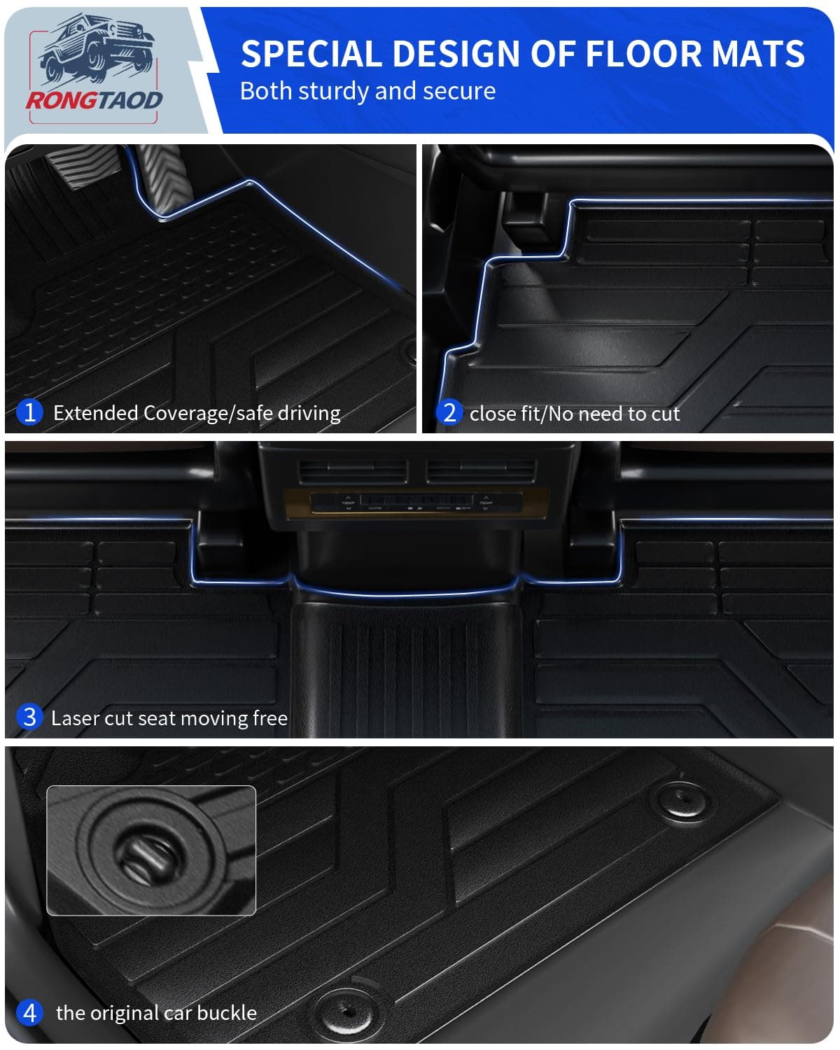 Tapetes Rongtaod compatibles con Kia Telluride 2020-2025 de - Imagen 5