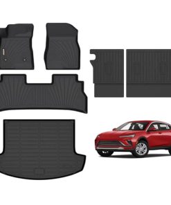 Tapetes para piso y forro de carga con tapete para respaldo