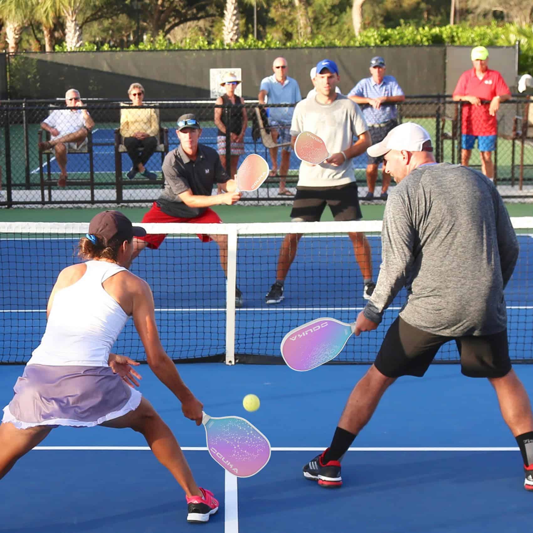 Set de 4 palas de pickleball Oguka, ligeras, de grafito, - Imagen 8