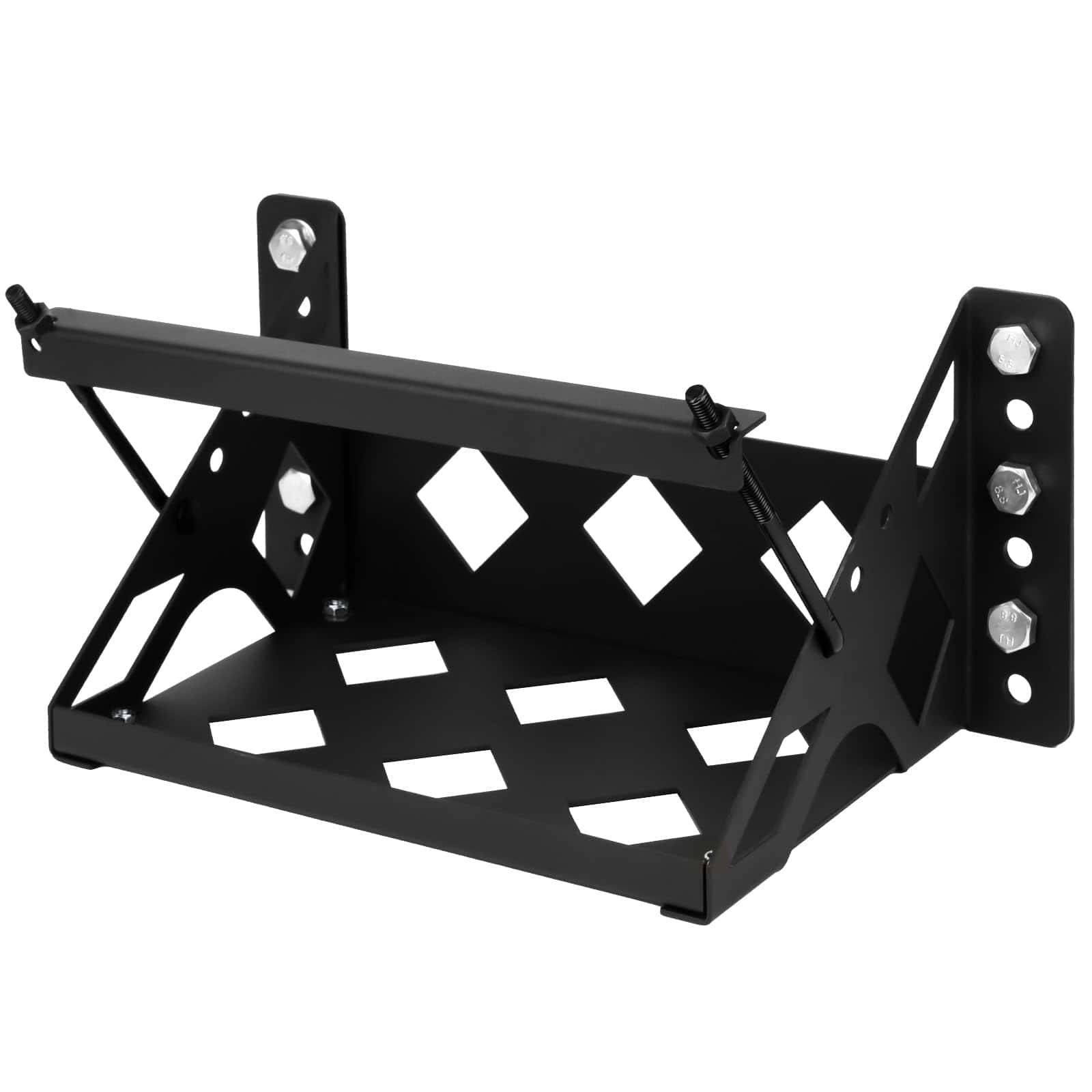 Soporte de bandeja de montaje de batería de acero de metal