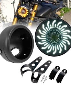 Faros Delanteros de Motocicleta HENGTUAOTO 5-3/4 5.75"