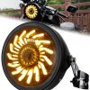 Faros LED de Motocicleta HENGTUAOTO de 7" con DRL en forma