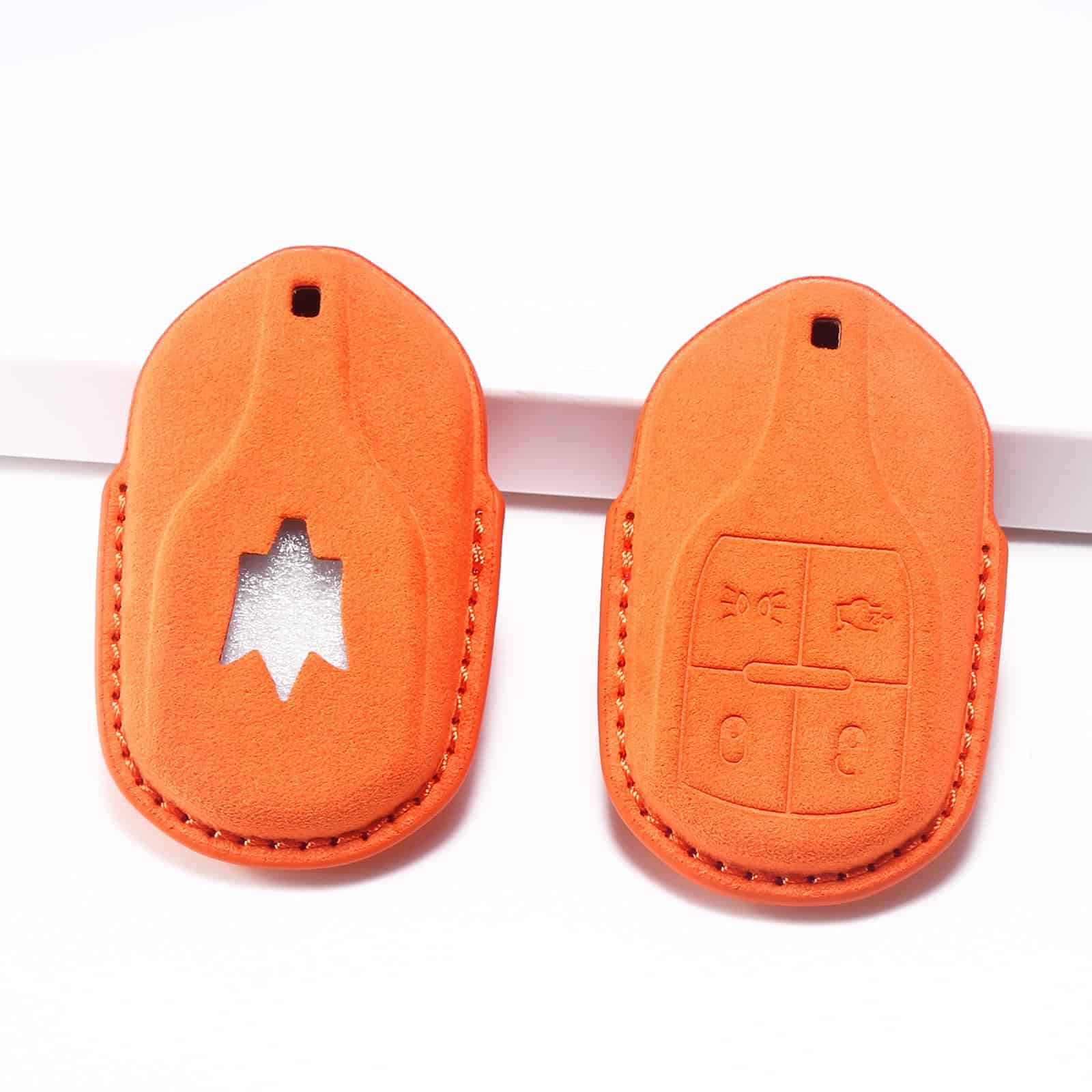 Cubierta de llave de cuero genuino CUIBUKUG para Maserati, - Imagen 6