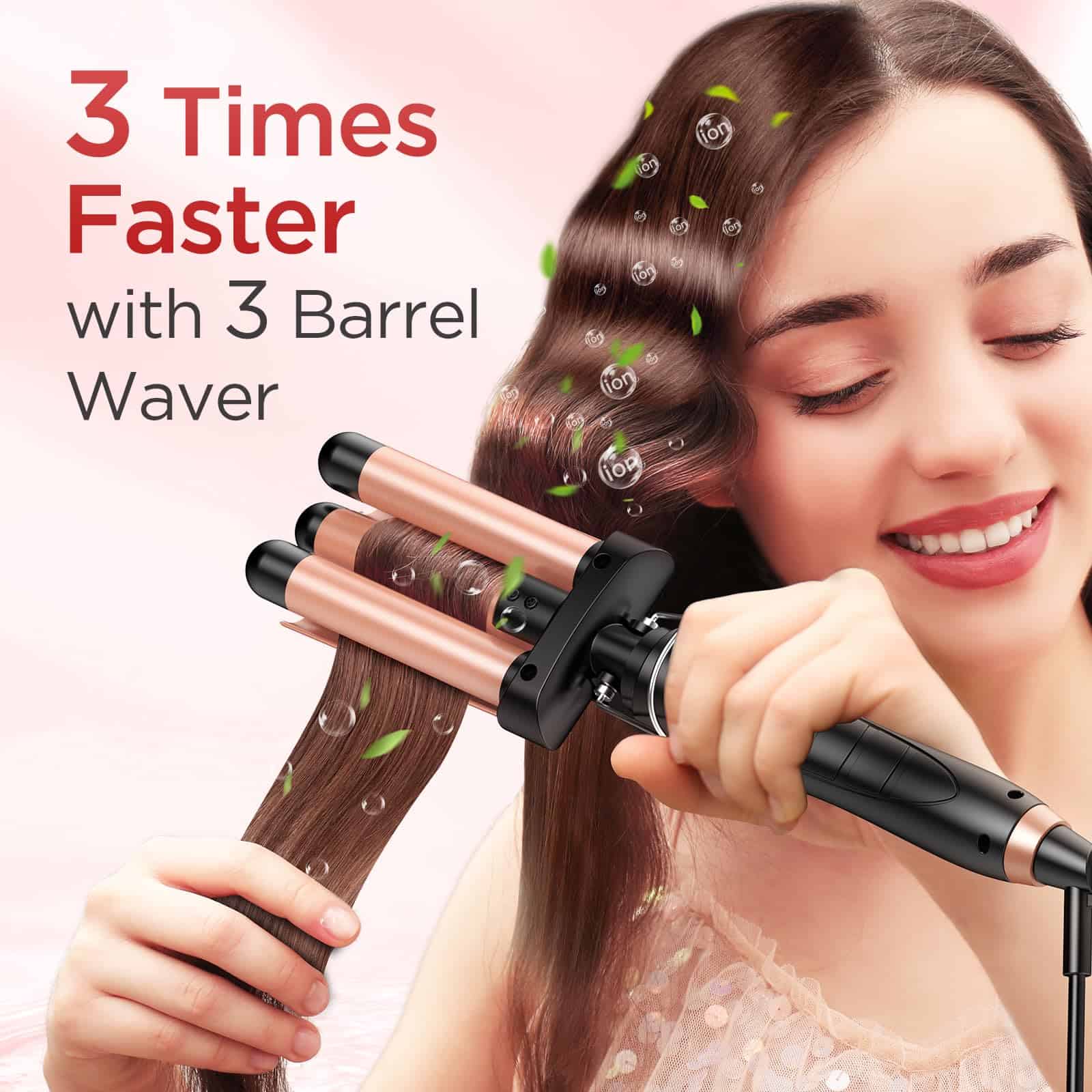 Rizador de Pelo 5 en 1, Set de Rizadores de Pelo con Un - Imagen 4