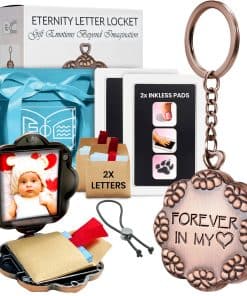 Kit de Huellas para Bebé de 7 Piezas con Llavero de Foto