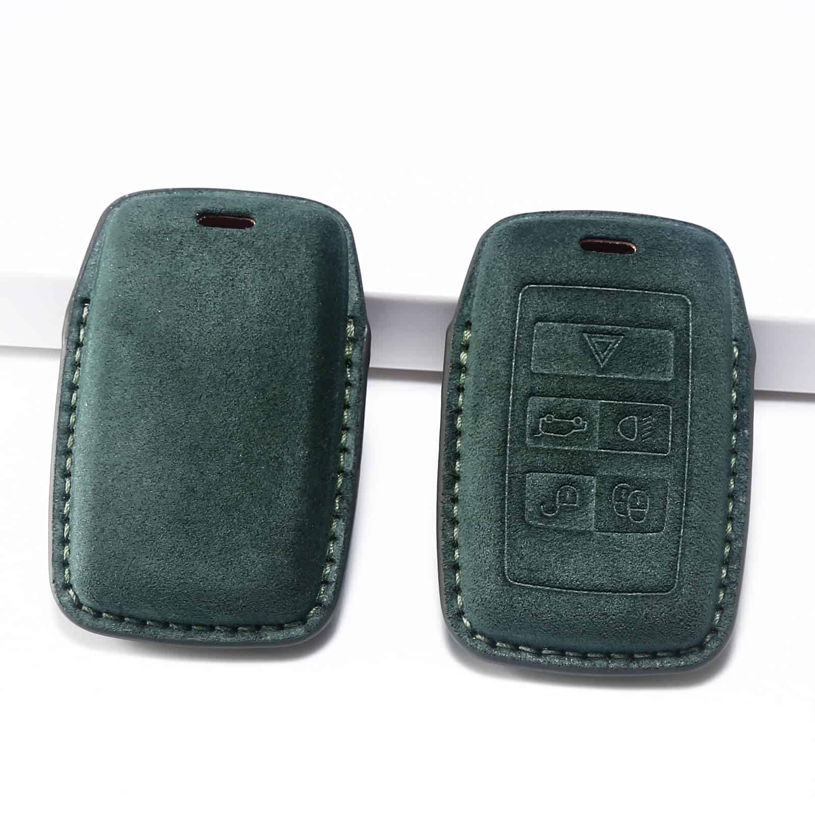 Funda de Cuero Genuino para Llavero de Land Rover Jaguar, - Imagen 6