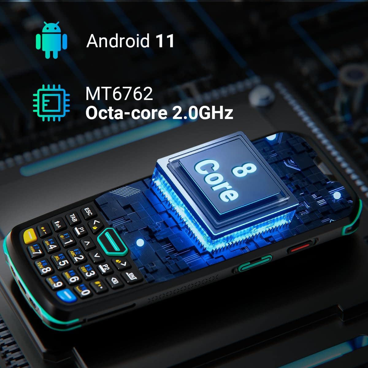 Escáner de códigos de barras Android 11 Tera con 26 teclas - Imagen 7