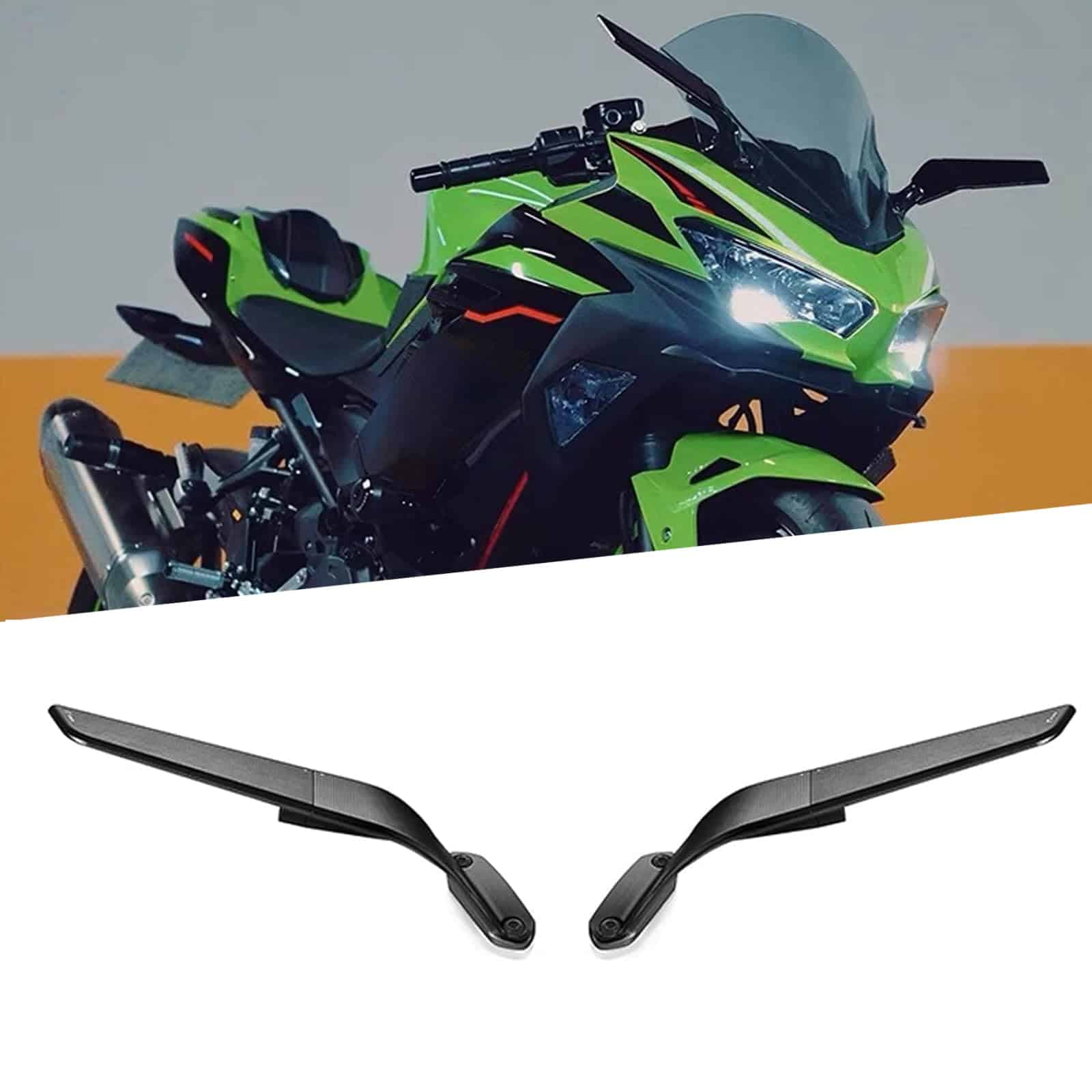 Espejo retrovisor de aleación de aluminio CNC para moto FOR
