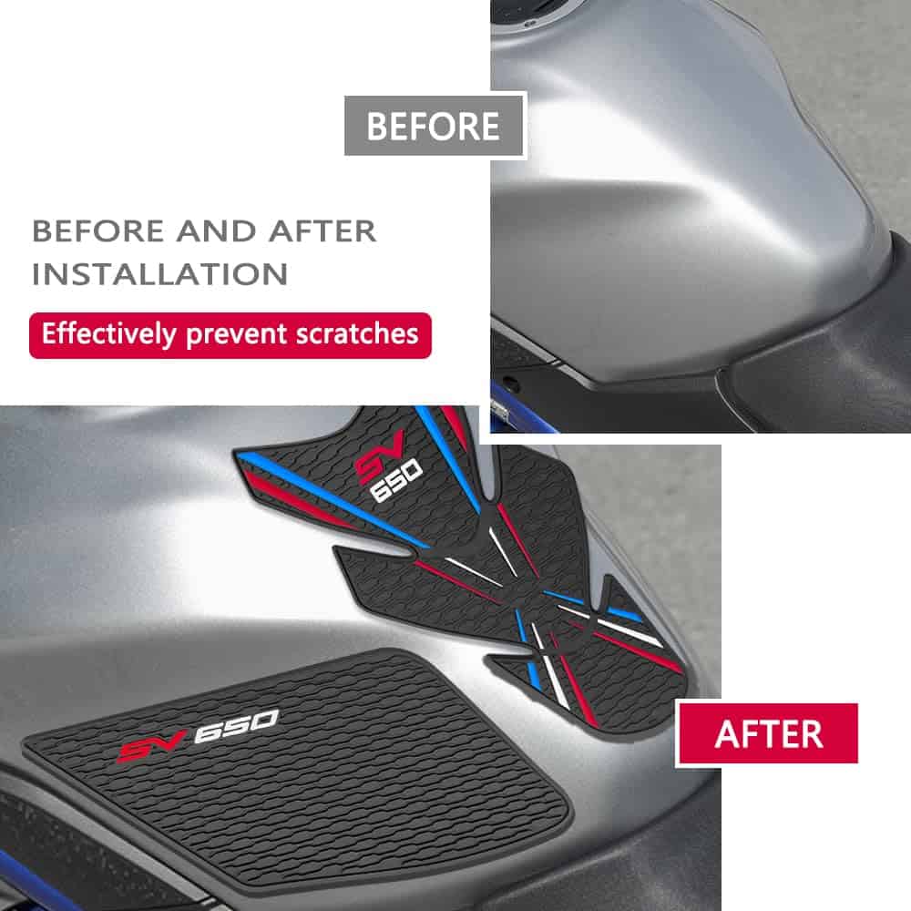 Protector de tanque de combustible para SV650 SV650X 2025 - Imagen 8