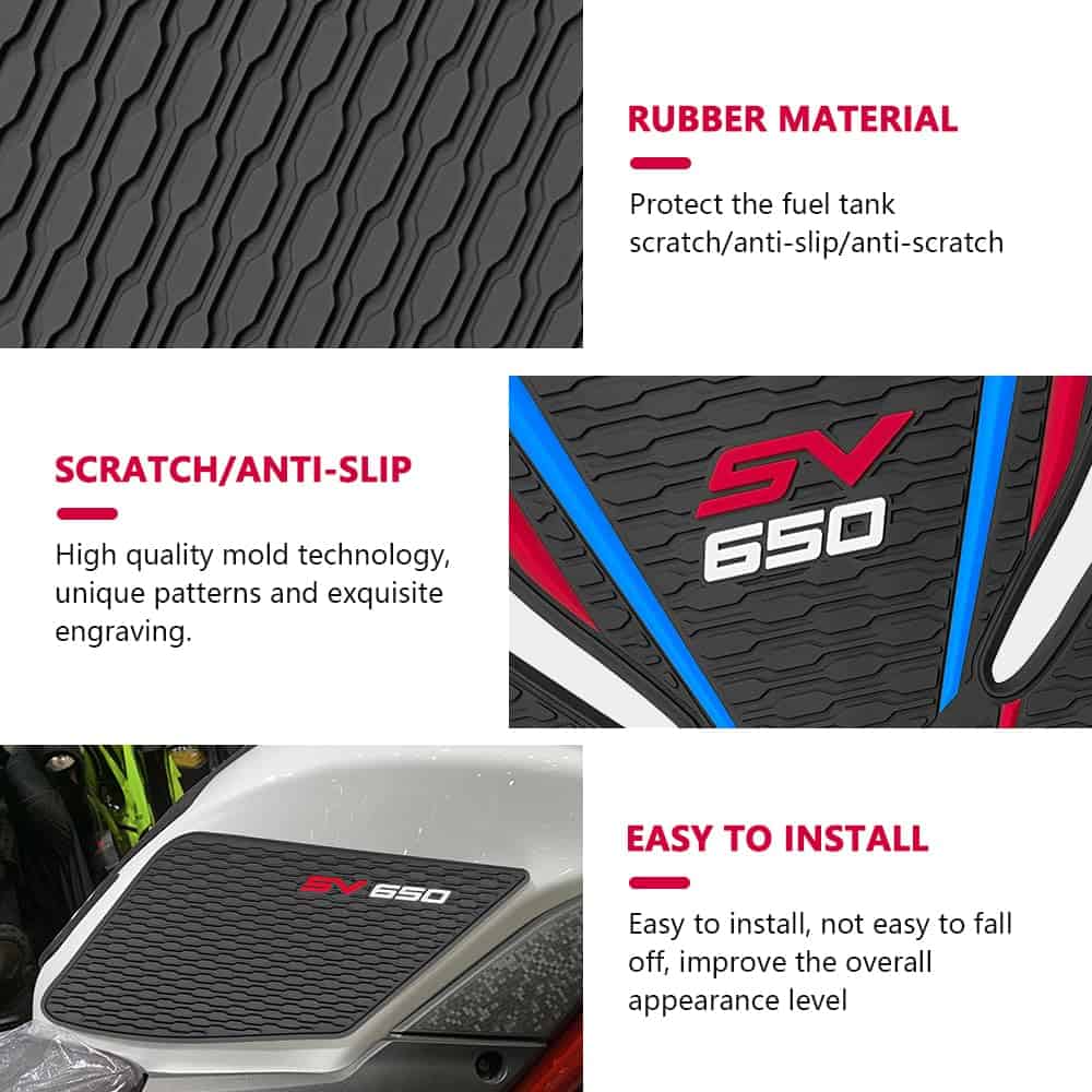 Protector de tanque de combustible para SV650 SV650X 2025 - Imagen 10