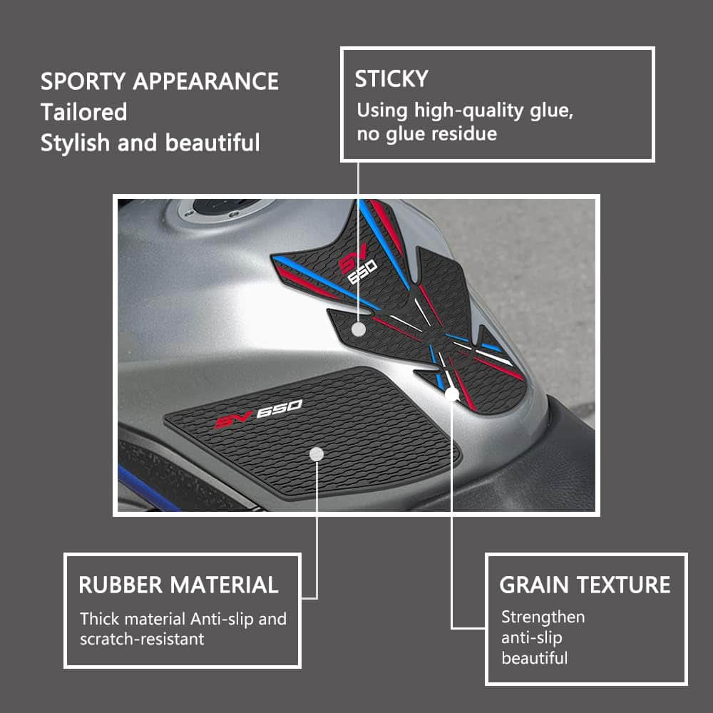 Protector de tanque de combustible para SV650 SV650X 2025 - Imagen 7