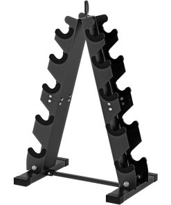 DERACY Soporte para Pesas de Mancuernas, Soporte A-Frame