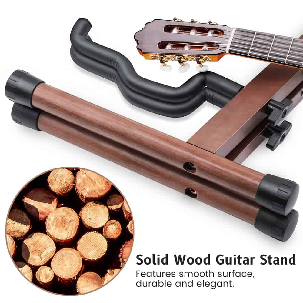 Soporte de guitarra de madera STNFAREBI, Soporte de suelo - Imagen 4