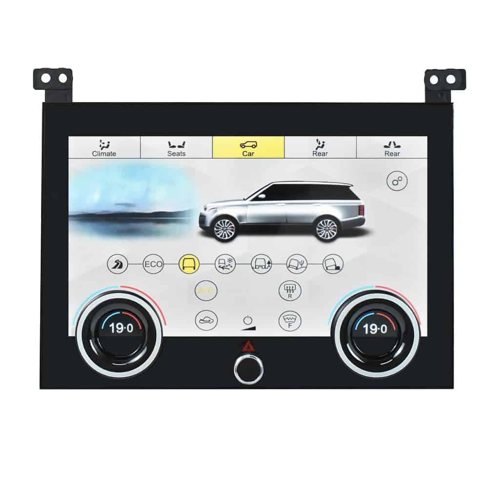 Panel de interruptores de control de aire LCD táctil para