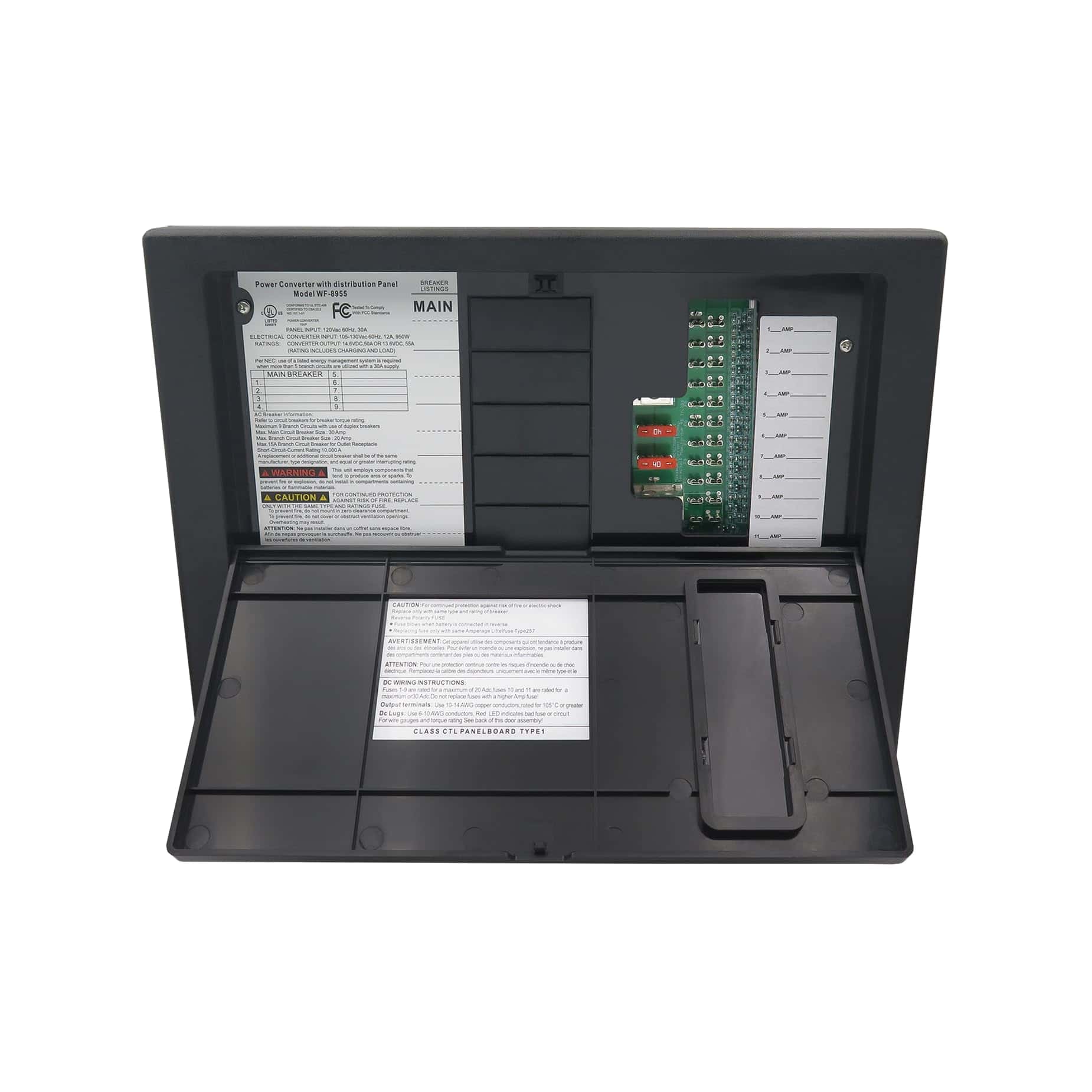 HUHIJIN WF-8955PEC Power Center Convertidor Cargador - - Imagen 3