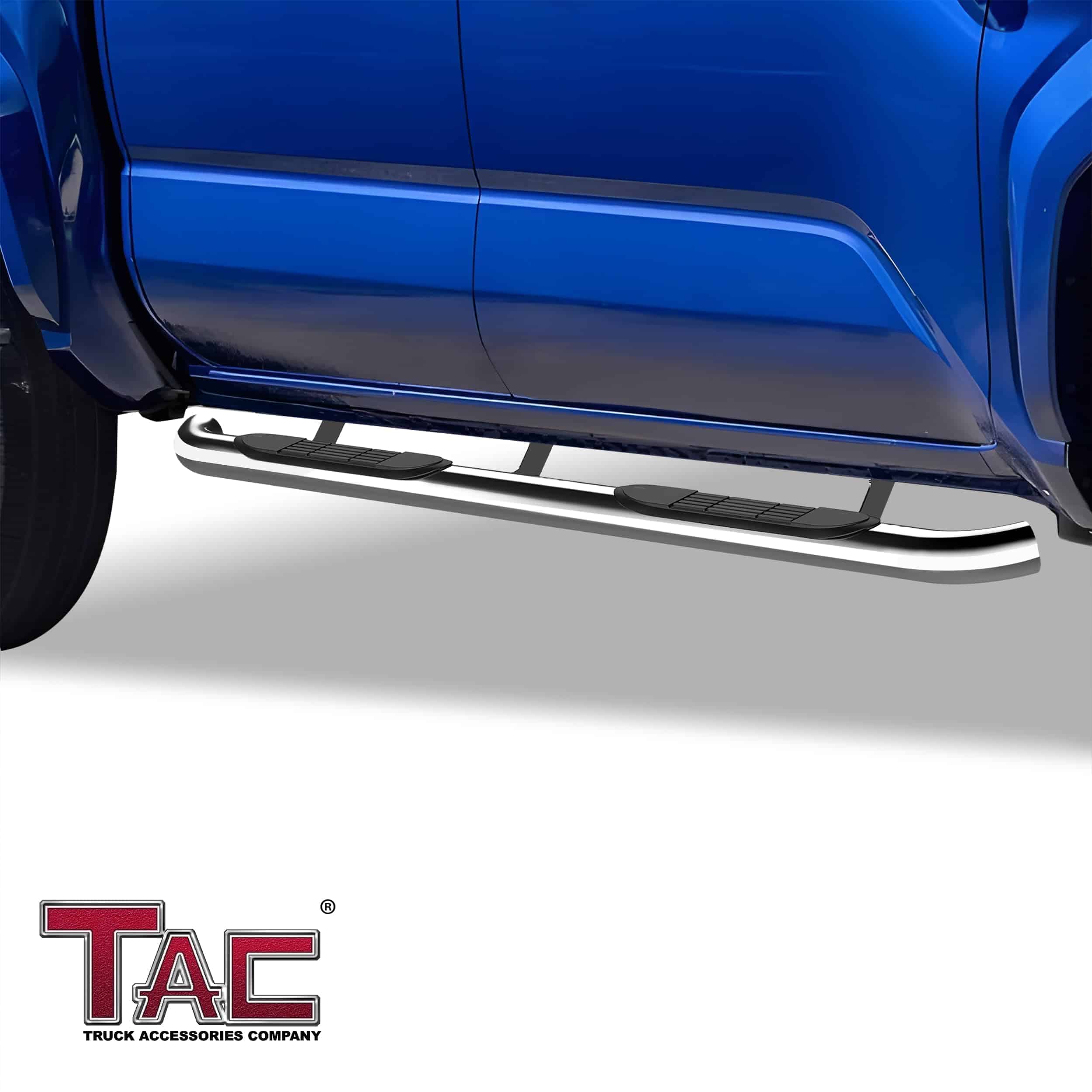 TAC Estribos Laterales Pasos para 2024-2025 Toyota Tacoma - Imagen 3