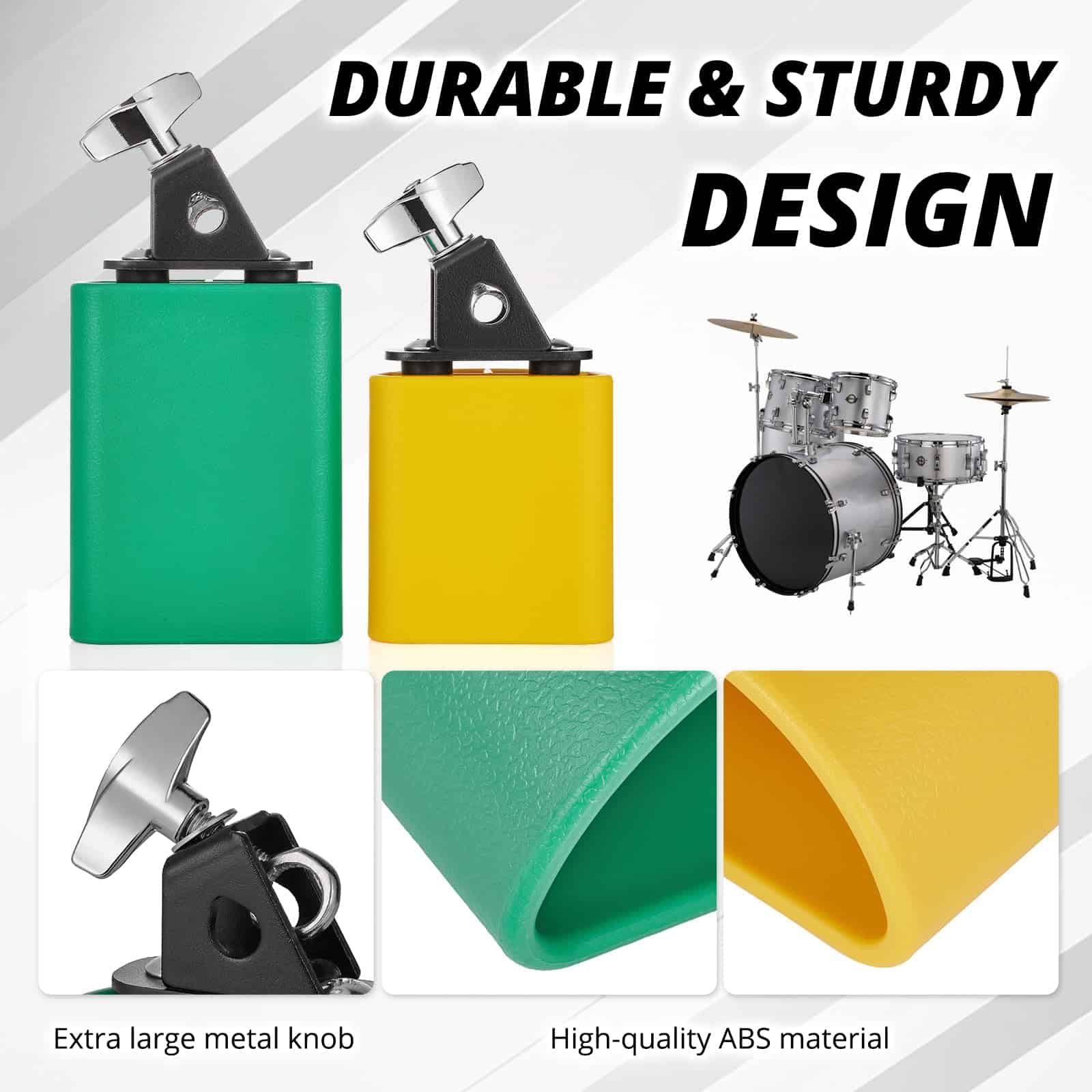 Campana TENTOTEN para bateria, Campana de doble bloque de - Imagen 5