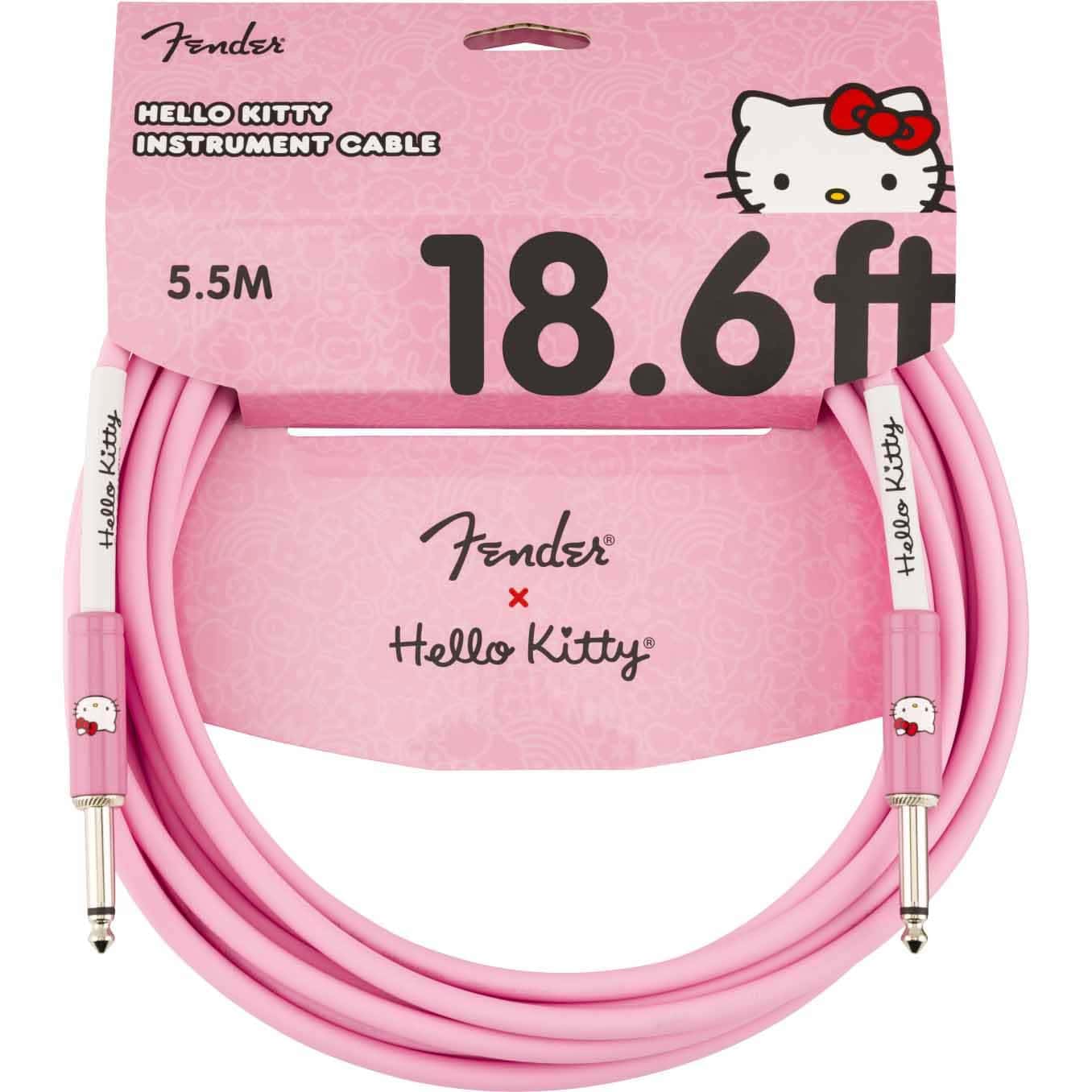 Cable de Instrumento Fender Hello Kitty, Cable de Guitarra
