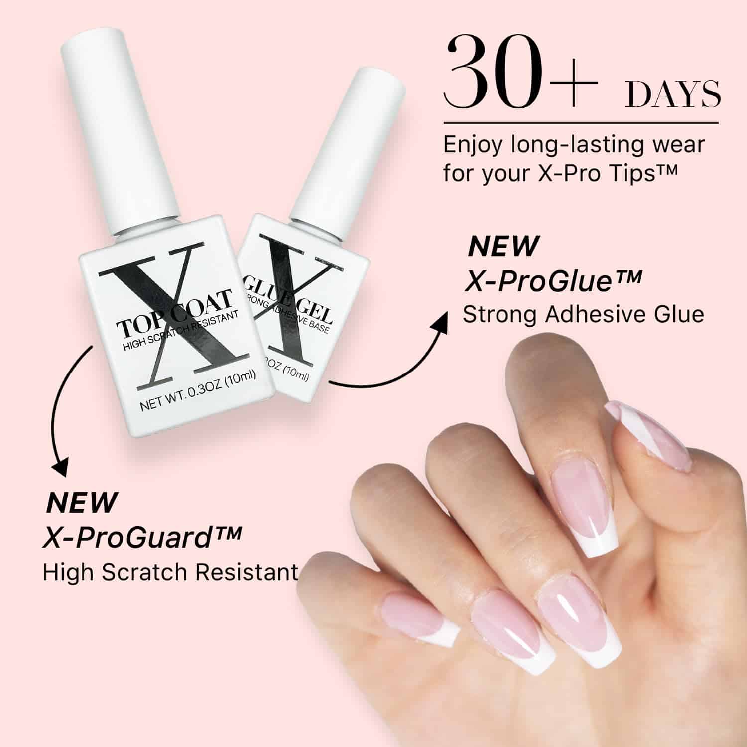 Kit de Inicio de Tips X-Pro SXC Cosmetics Pink Series para - Imagen 5