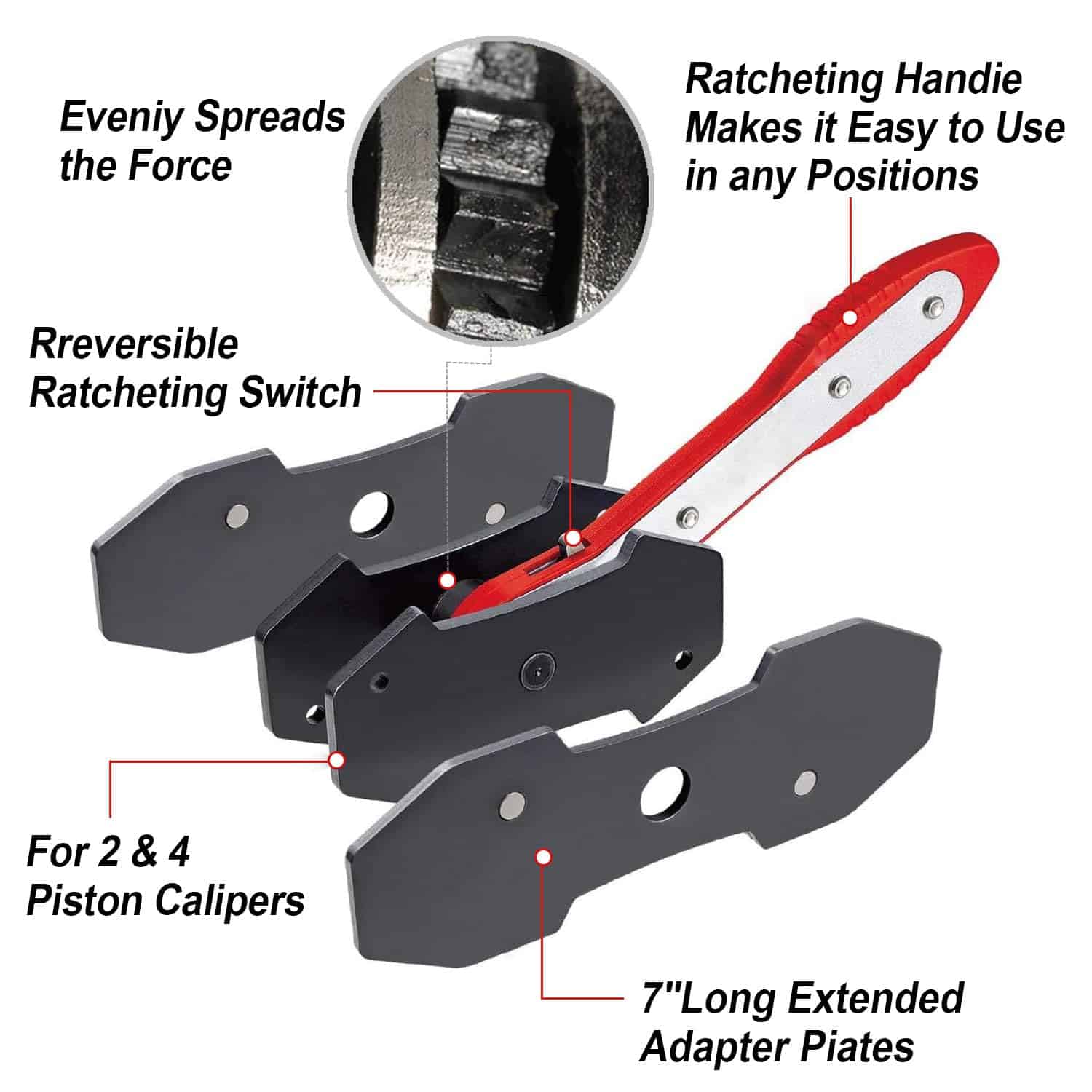 Herramienta de compresión de pinza de freno de disco - Imagen 5