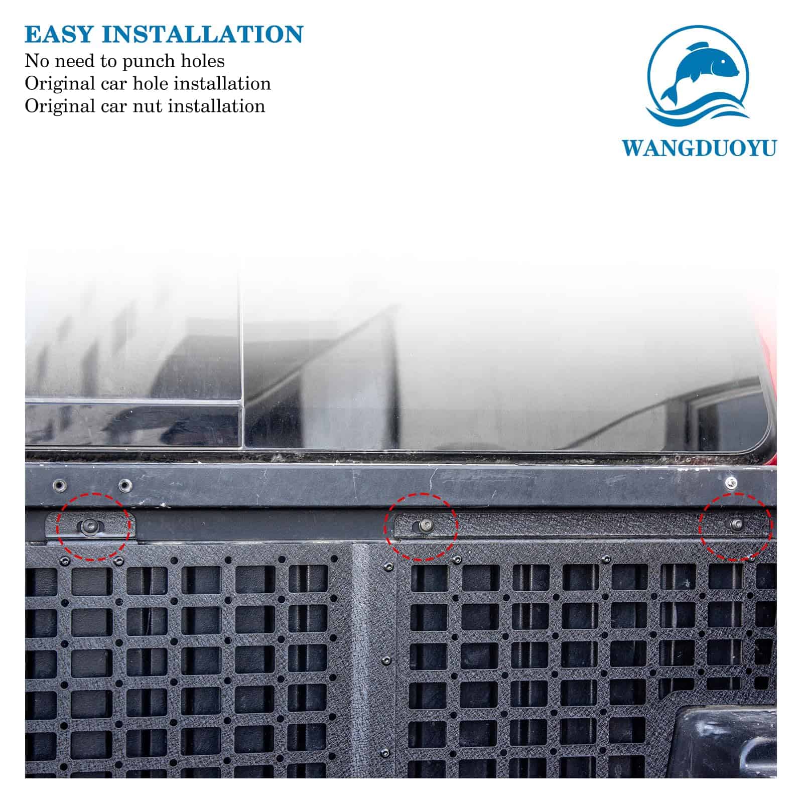 Panel de Almacenamiento de Carga del Sistema Molle para - Imagen 6