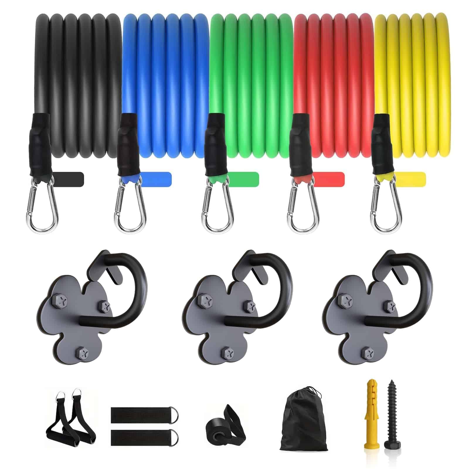 Anclajes de Pared para Entrenamiento con Bandas de