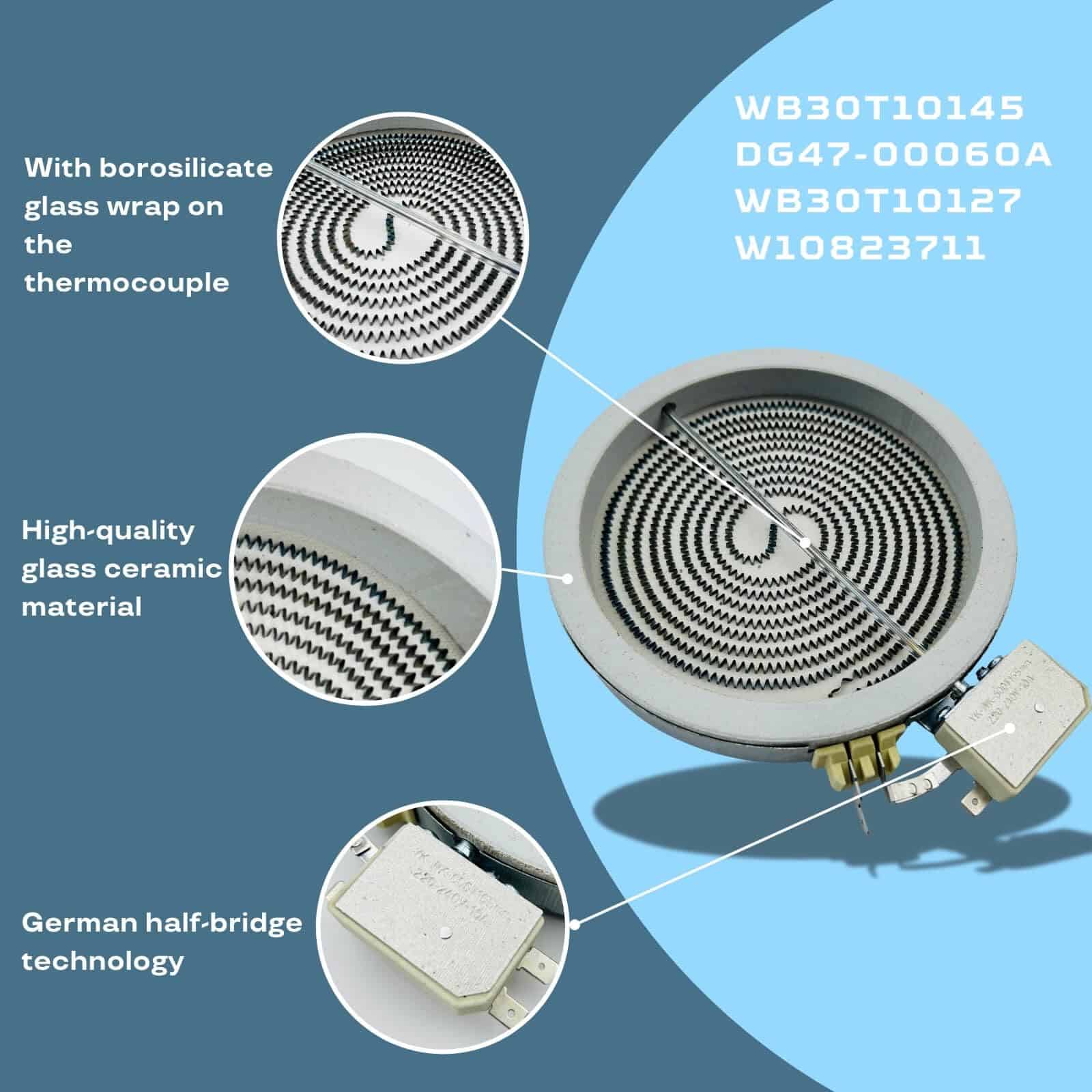 Elemento de superficie para estufa eléctrica Superior - Imagen 3