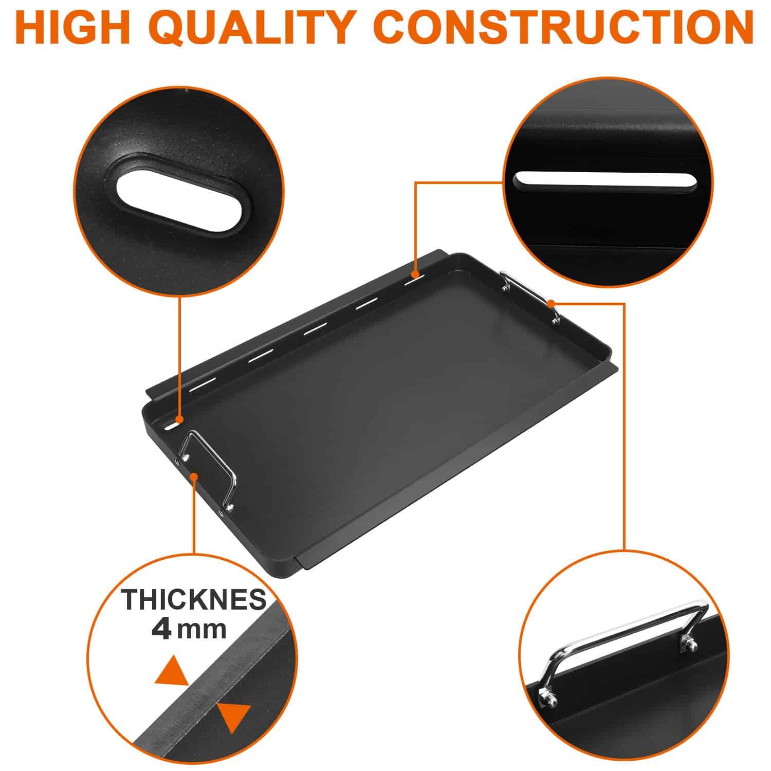 Insertos de Parrilla de Tamaño Completo -Negro - Imagen 5