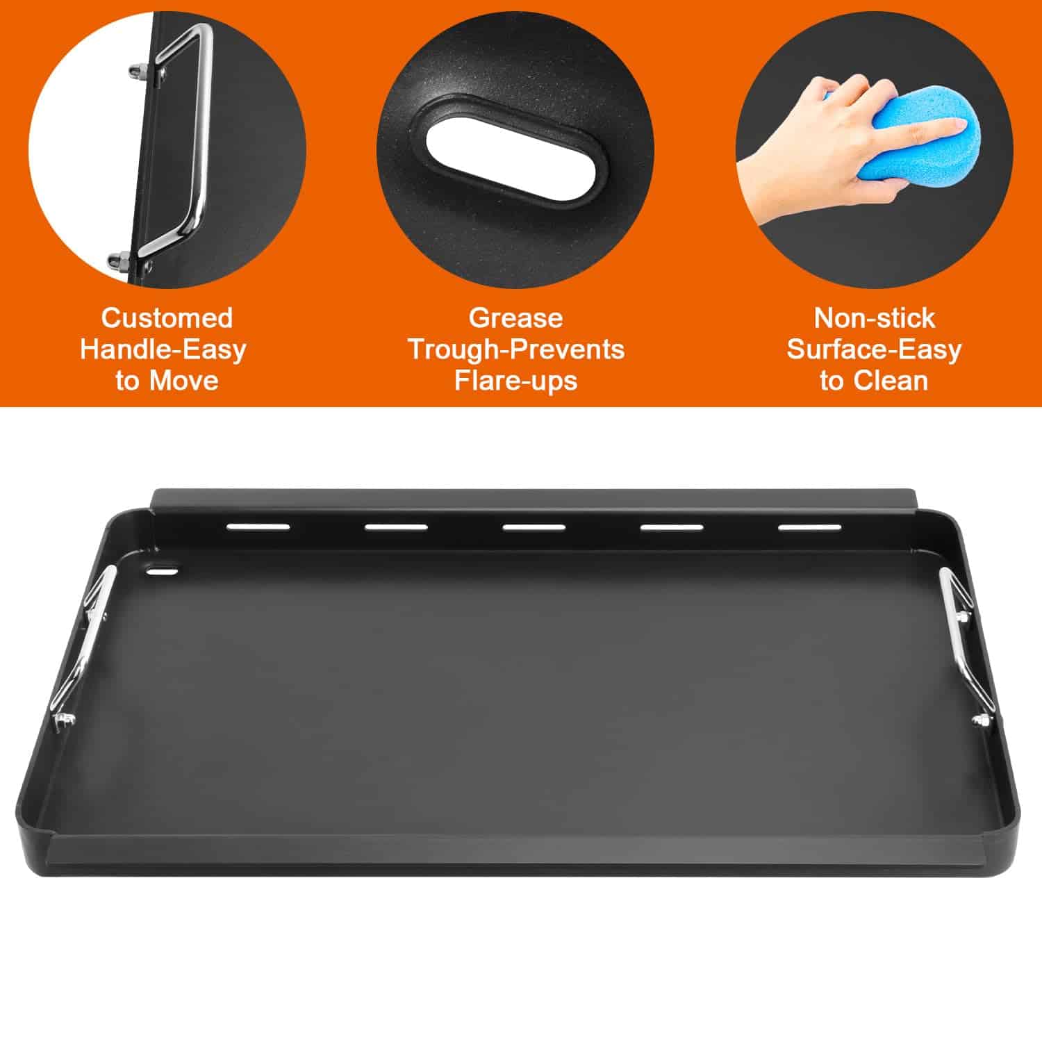 Insertos de Plancha de Tamaño Completo para Parrilla de - Imagen 4