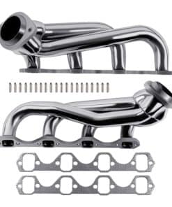 Headers Cortos de Acero Inoxidable Pulido para Ford Mustang