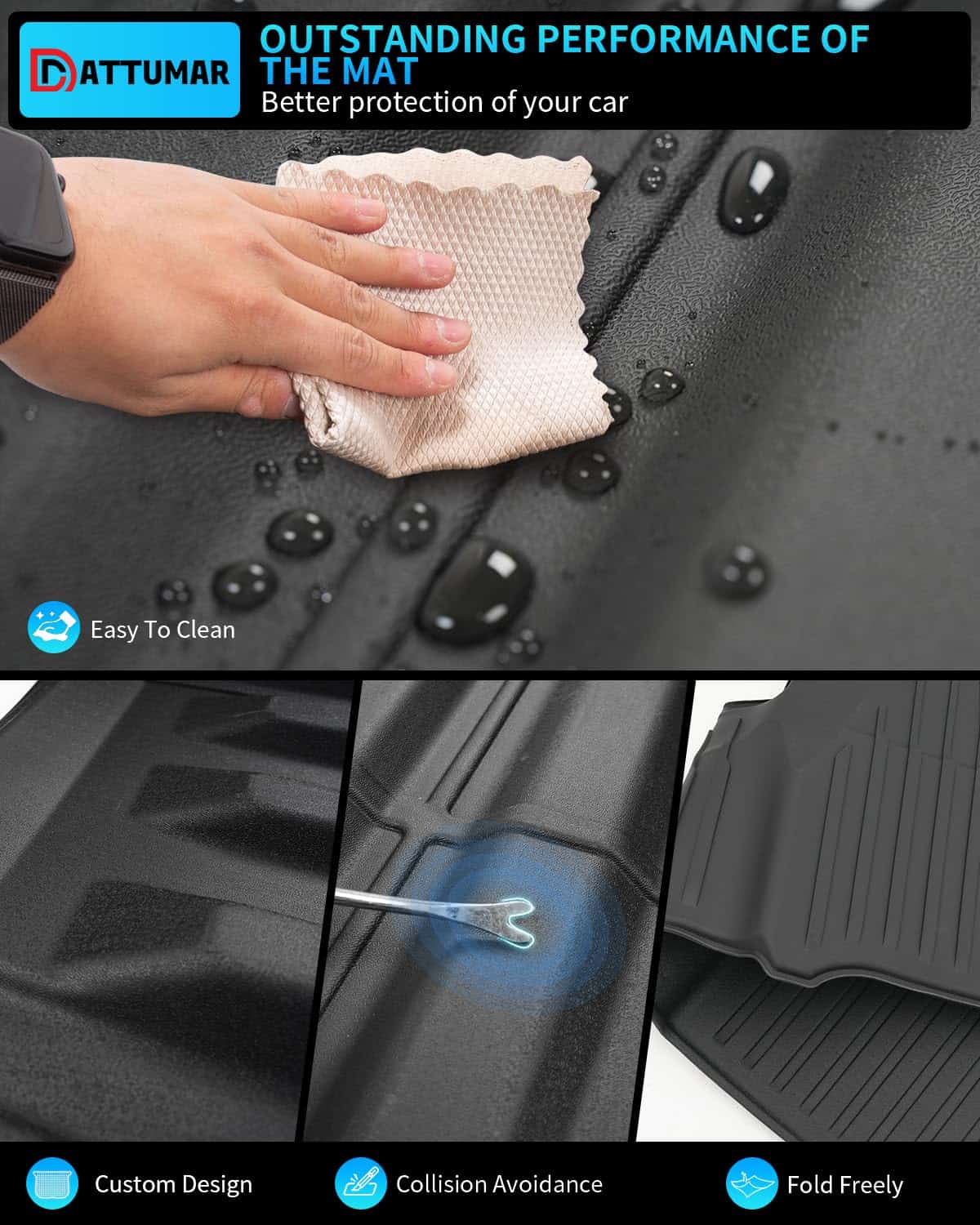 Tapetes Dattumar Compatibles con Nissan Frontier 5 Ft - Imagen 5