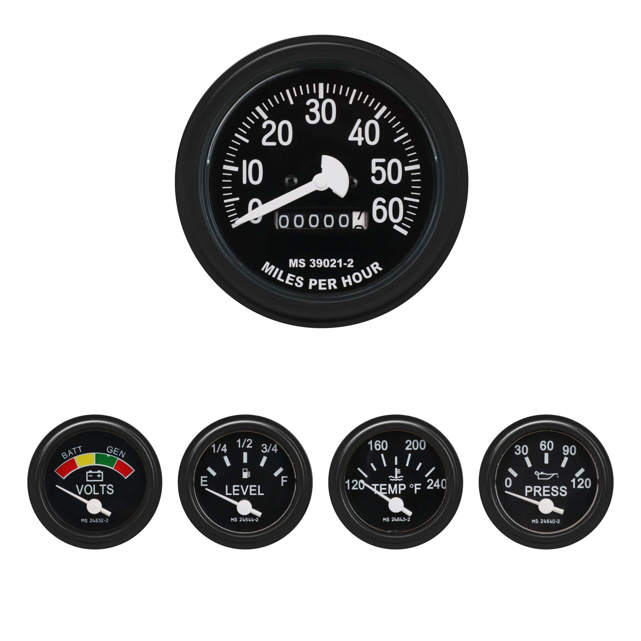 Juego de 5 medidores para HUMVEE HMMWV de MOTOR METER