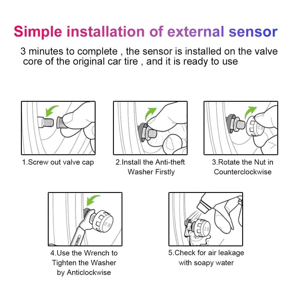 Sistema de Monitoreo de Presión de Neumáticos para - Imagen 9