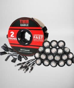 TMH 20 Piezas de Luces de Lado de 3/4 Pulgadas con Lente