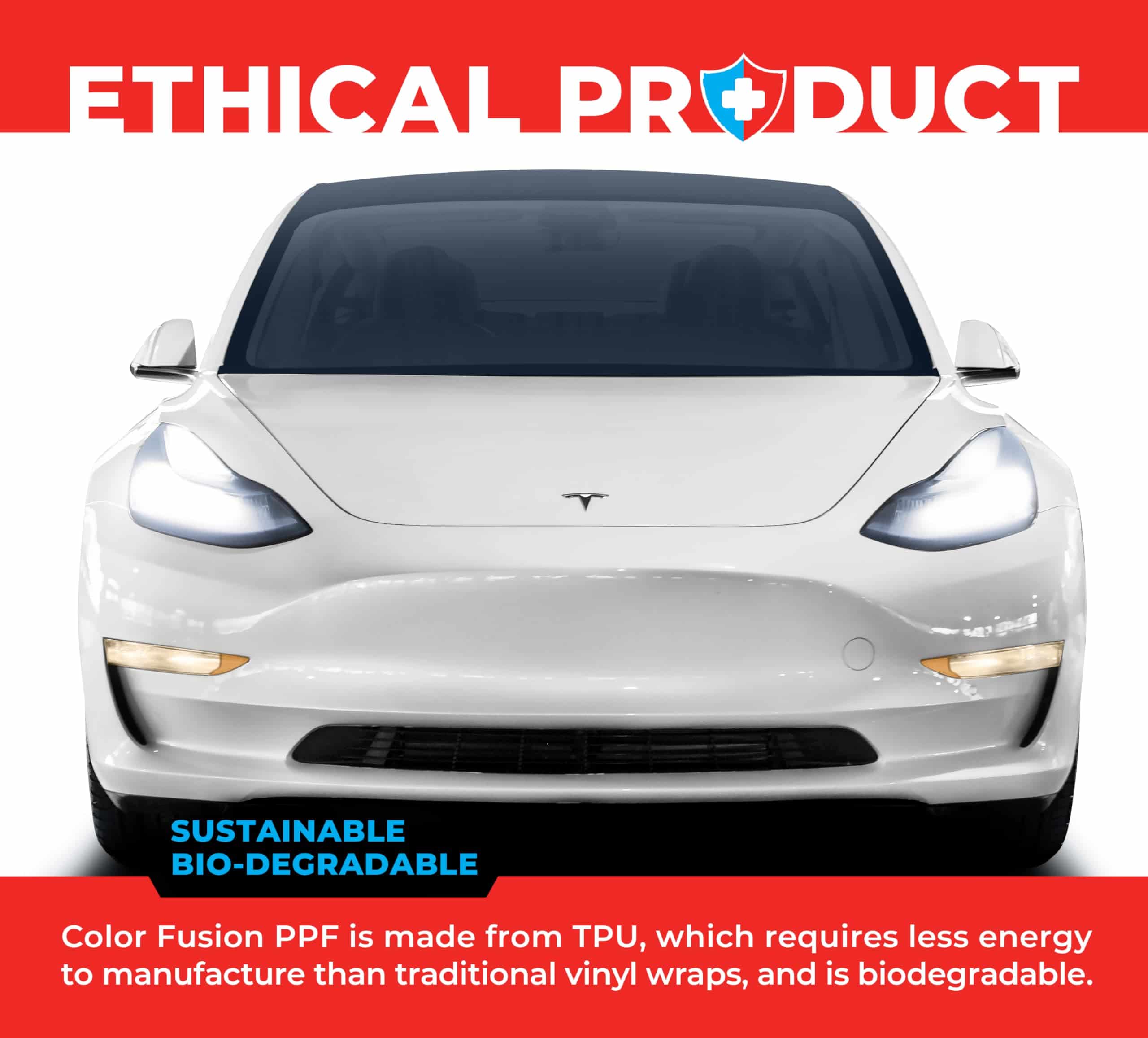 ColorFusion PPF by VViViD, Envoltura -Blanco Polar Brillante - Imagen 10