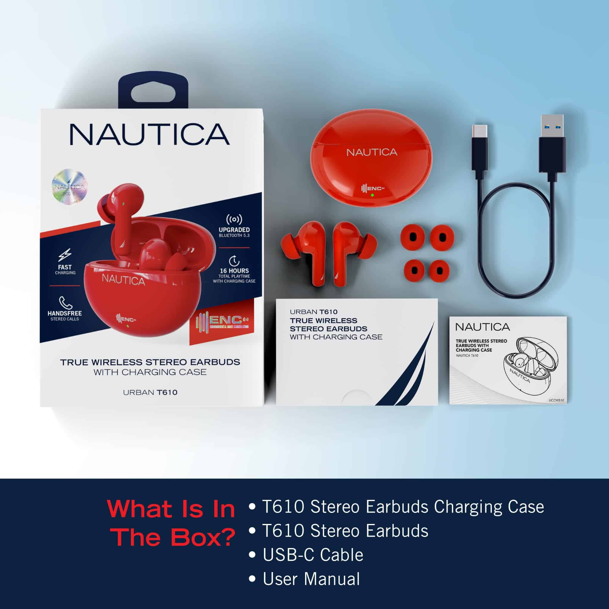 Audífonos Inalámbricos Bluetooth NAUTICA, 16 Horas de - Imagen 9