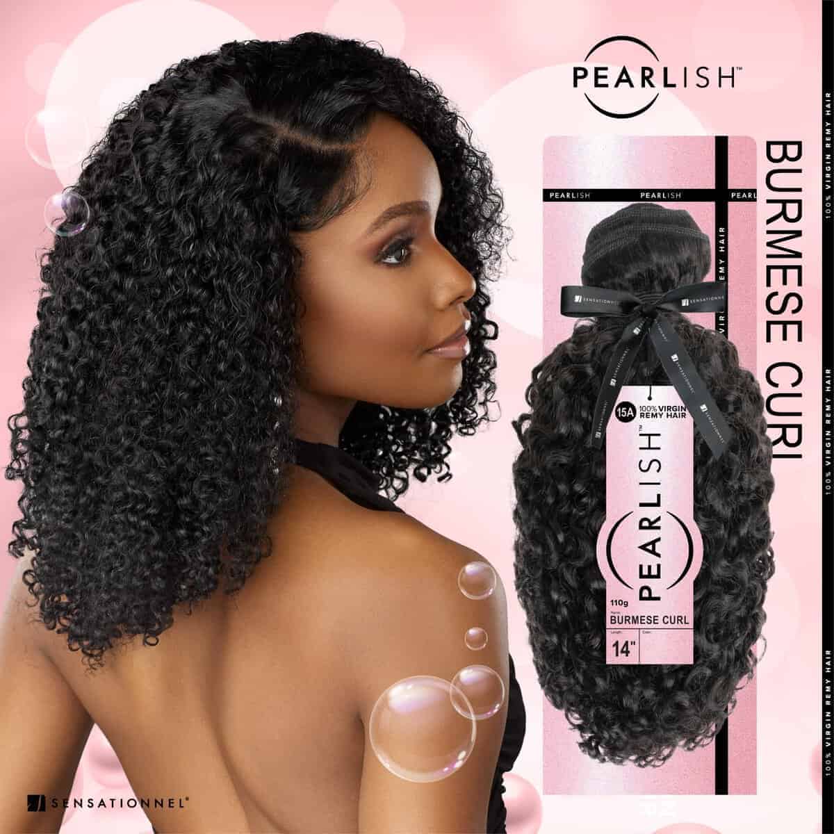 Cabello humano Sensationnel Pearlish bundle - rizo birmano - Imagen 5