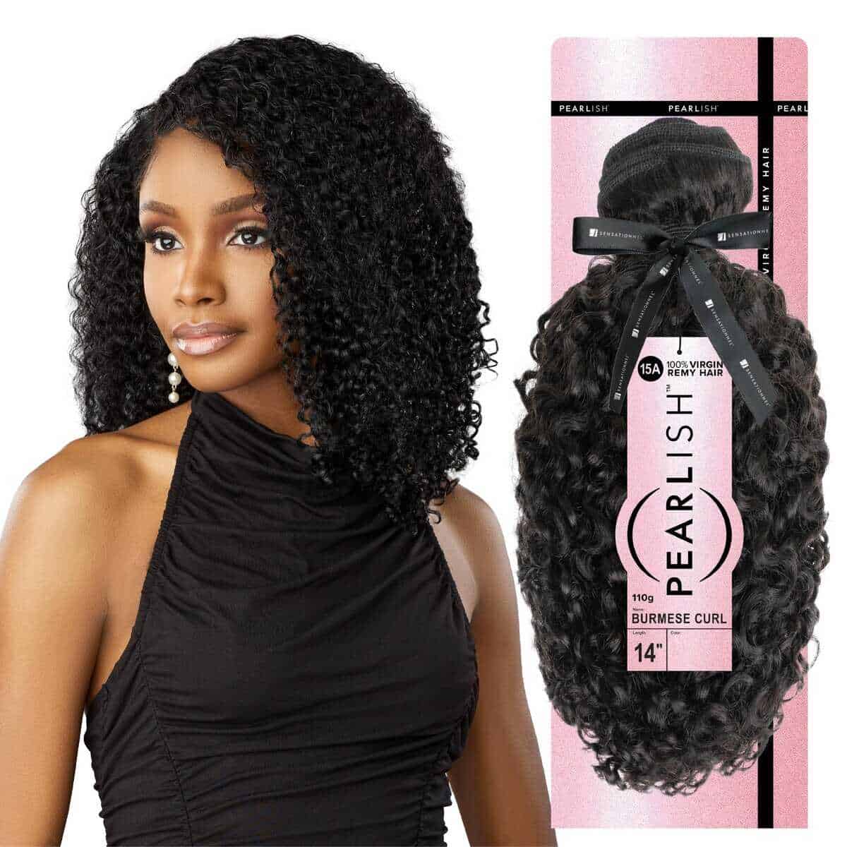 Cabello humano Sensationnel Pearlish bundle - rizo birmano - Imagen 3