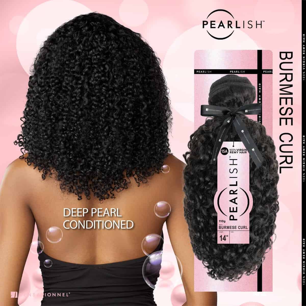 Cabello humano Sensationnel Pearlish bundle - rizo birmano - Imagen 6