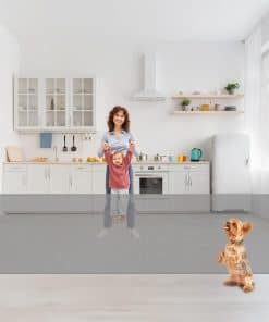 Puerta de seguridad retráctil Neatki -Gris