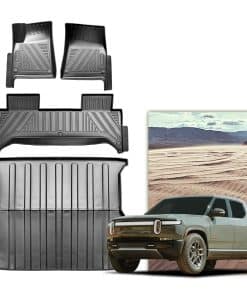 Antsvnn Compatible para Rivian R1T Juego de Tapetes para