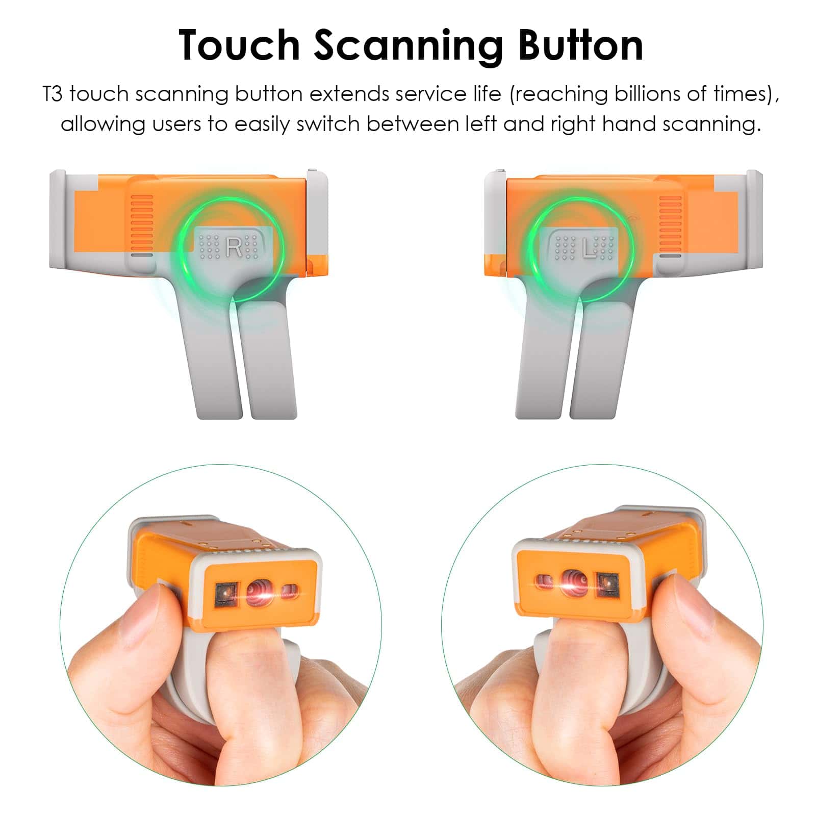 Escáner de Código de Barras Portátil T3 2D Ultra-ligero de - Imagen 10