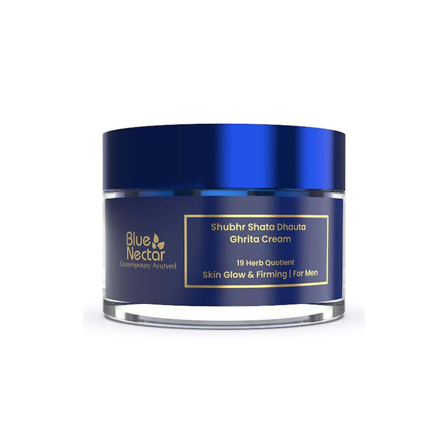 Crema facial Blue Nectar Shata Dhauta Ghrita para hombres |