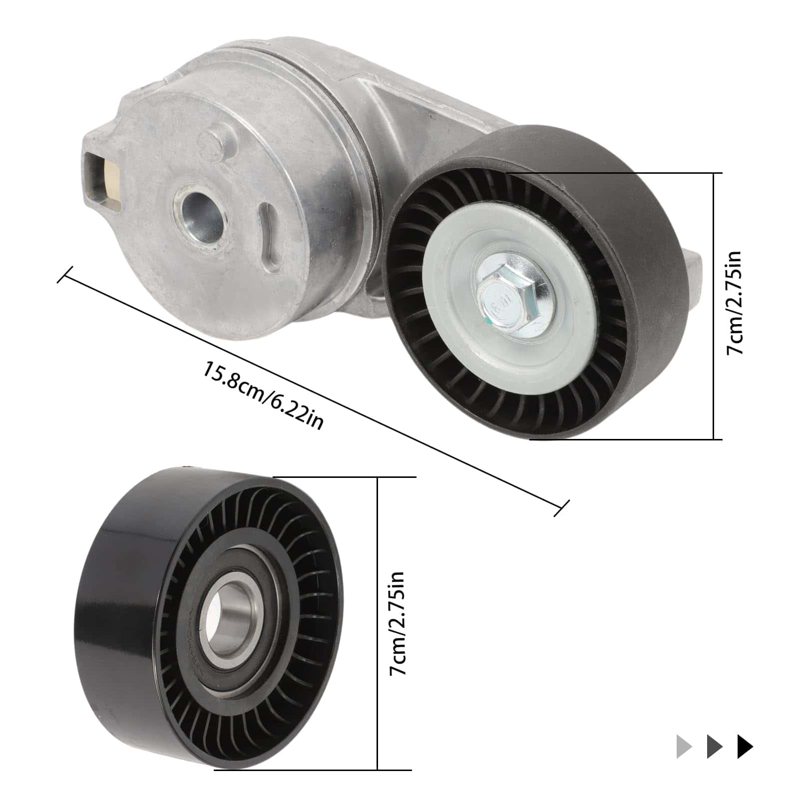Polea de Tensor de Correa para Ram 1500 2500 3500 V8 5.7L - Imagen 5