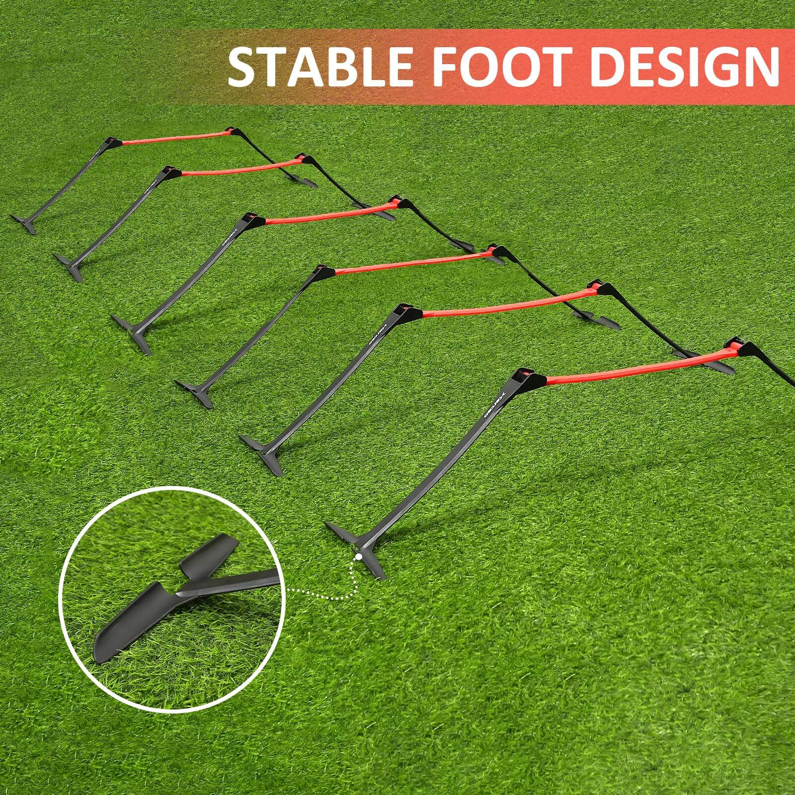 Set de Valla y Escalera de Agilidad Ajustable y Plegable - Imagen 6