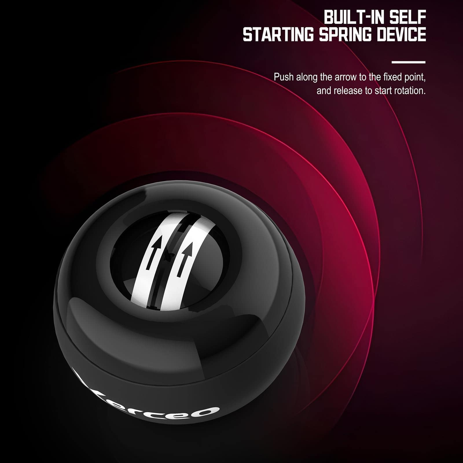 Xerceo Auto-Start Power Gyro Ball para Entrenamiento de - Imagen 8